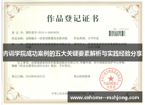 青训学院成功案例的五大关键要素解析与实践经验分享